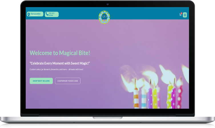 Food & Nutrition E-Commerce Web Design